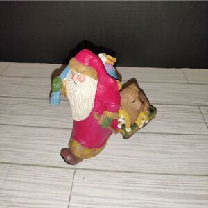 House Of Hatten Vintage Santa Claus Special Delivery Dog Wagon Christmas Decor